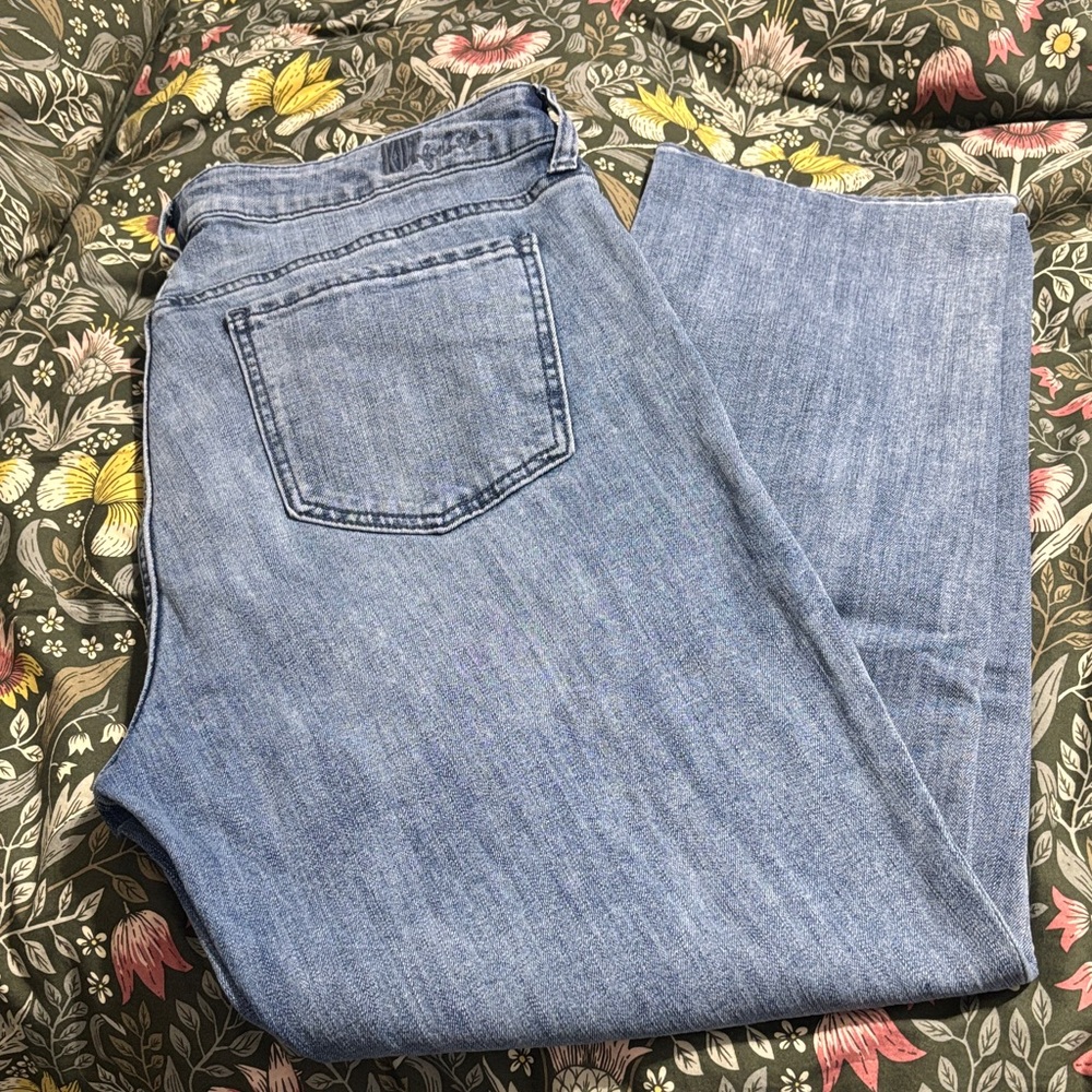 Kut from the kloth Katy ankle straight leg jeans, size 14